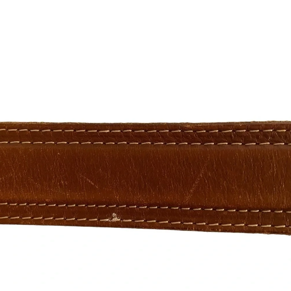 Orvis Brown Leather Belt Sz 40
